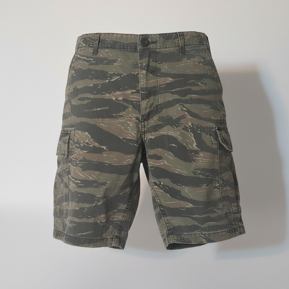 Rothco BDU Shorts Mens Medium Regular Green Tiger Stripe Camo Cargo Utility M